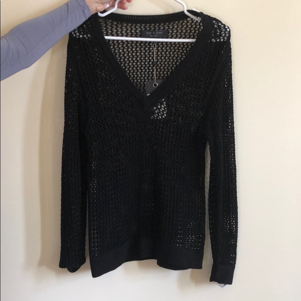 NWT rag and bone crochet top